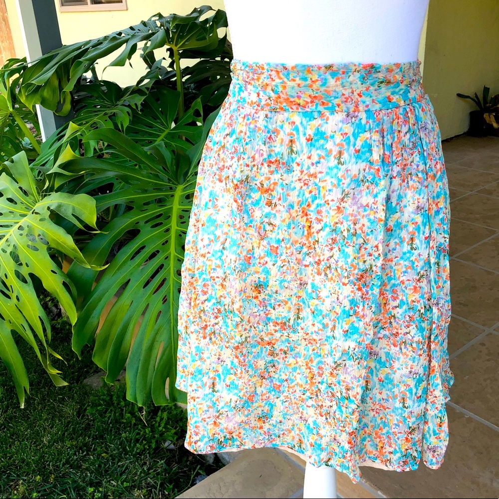 J. Crew Floral Skirt - Size 10